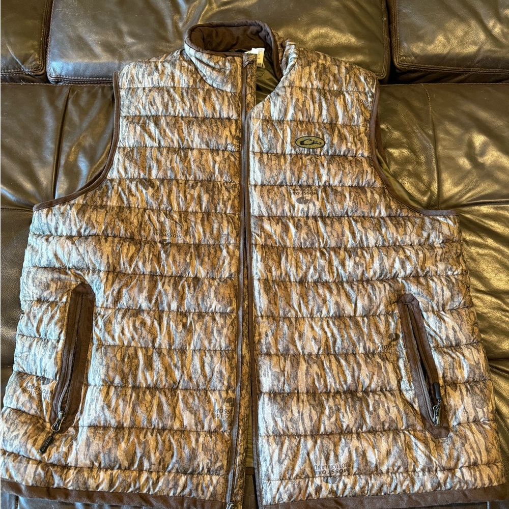 Drake Brown Camo Quilted Vest